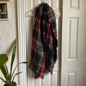 Merona Plaid Blanket Scarf